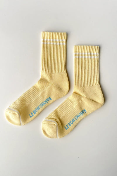 Boyfriend Socks - Lemonade
