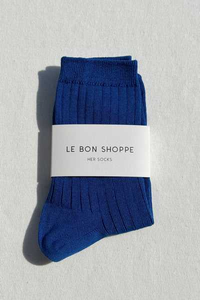 Her Socks - Cobalt