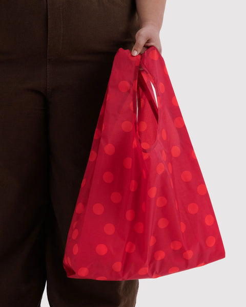 Standard Baggu - Red Polka Dots