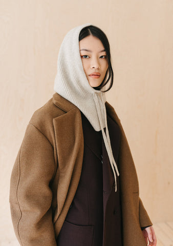 Merino Hood - Oatmeal