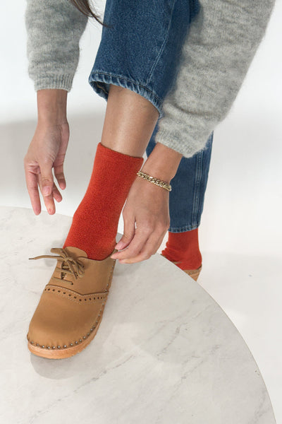 Cloud Socks - Burnt Orange