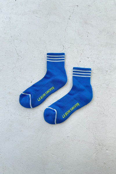 Girlfriend SOCKS - Royal Blue