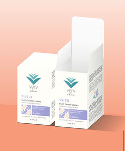 Vera Bath Bomb Cubes (warm vanilla + bergamot) by Verv Skin