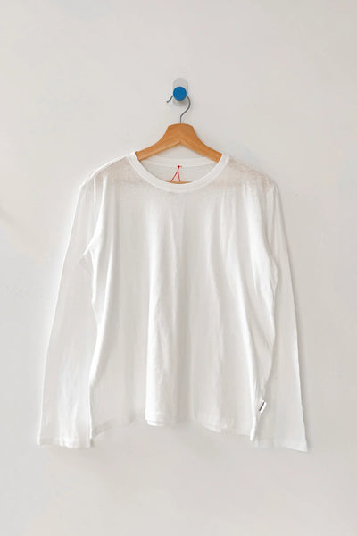 Fundamental Long Sleeve Tee - White