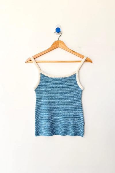 LILY SWEATER CAMI - BLUE STRIPE