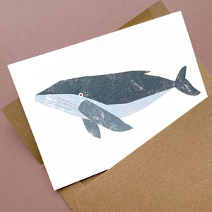 Greeting Card - Whale