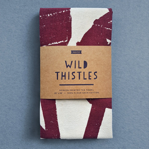 Wild Thistle Tea Towel