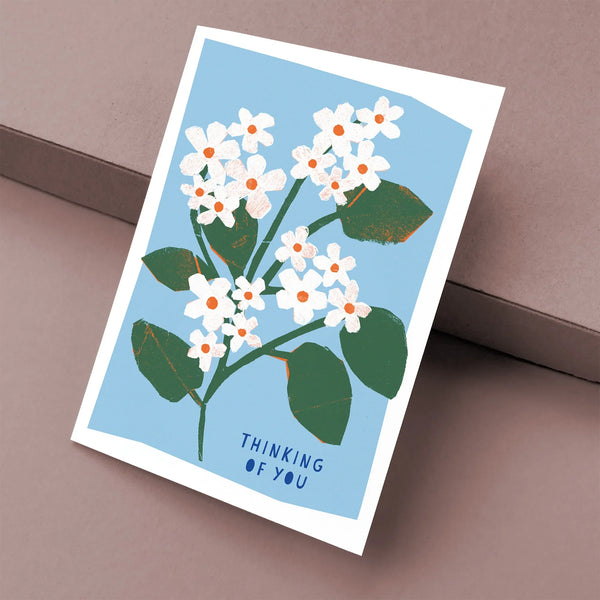 Greeting Card - Thinking of You Mayflowers