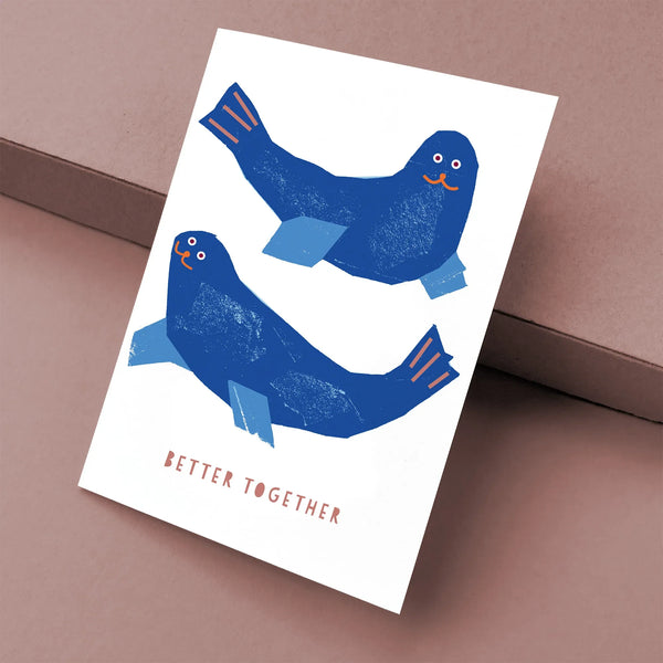 Greeting Card - Better Together Seals