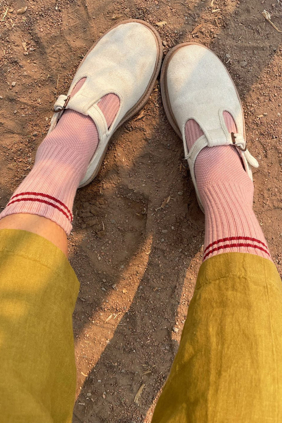 Boyfriend Socks - Vintage Pink