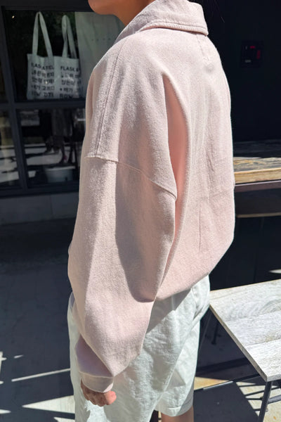 Polo Sweatshirt - Baby Pink