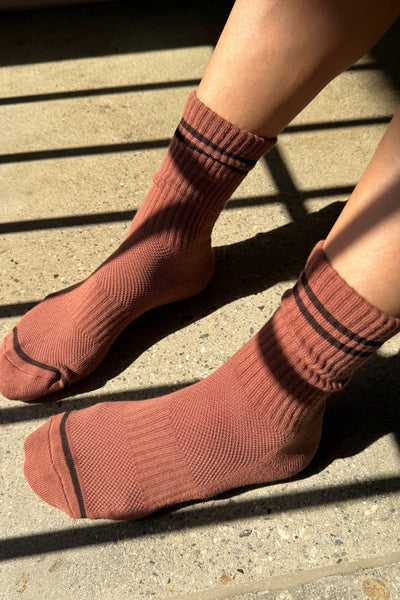 Boyfriend Socks - Clay