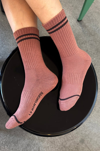 Boyfriend Socks - Clay
