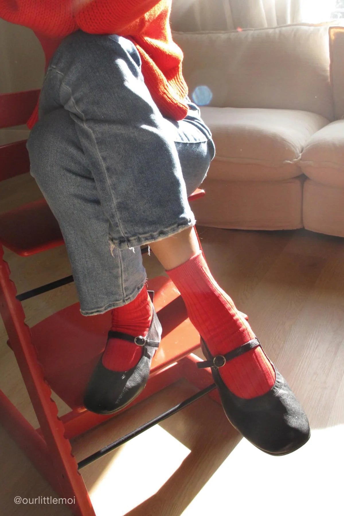 Her Socks - Red