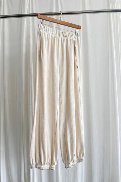 Pointelle Balloon Pants - Naturel