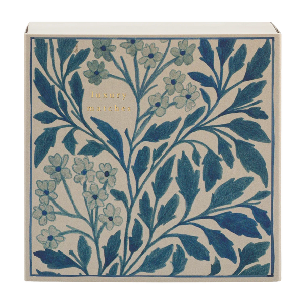 Blue Floral | Square Safety Matches