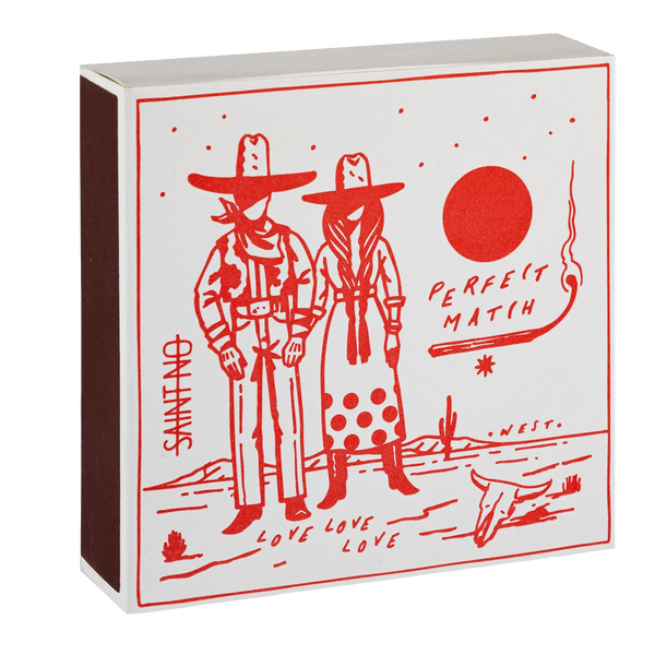 Cowboy Perfect Match | Square Safety Matches