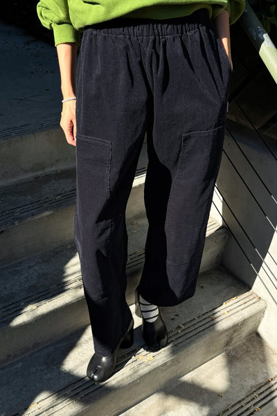 Corduroy Gardener's Pants - Navy