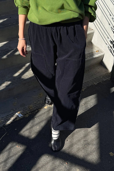 Corduroy Gardener's Pants - Navy