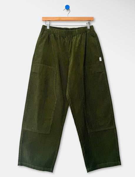 Corduroy Gardener's Pants - Bay Leaf