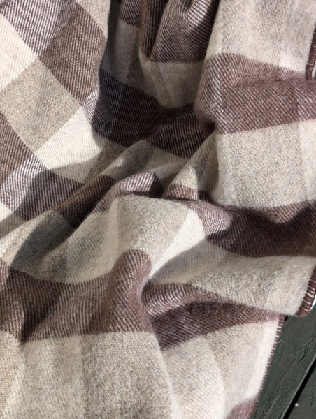 MacAusland's Throw Blanket - Brown and Grey