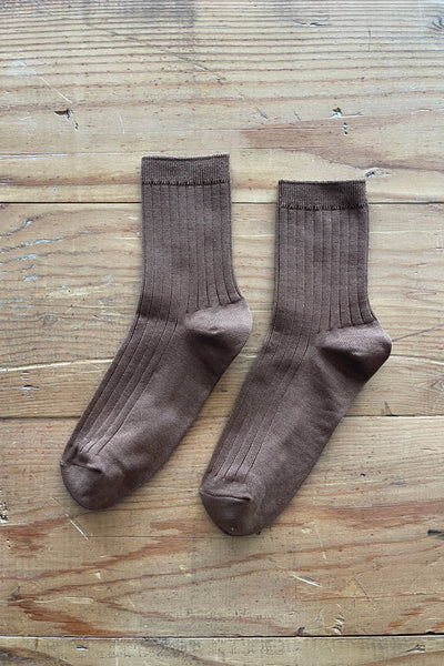 Her Socks - Mercerized Combed Cotton Rib