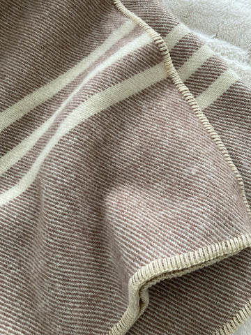 MacAusland's Throw Blanket - Taupe