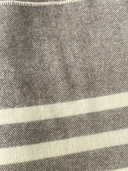 MacAusland’s Grey Tweed Double Blanket