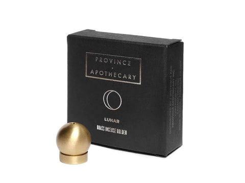 Lunar Brass Incense Holder