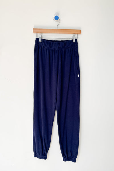 Pointelle Serene Joggers - Navy