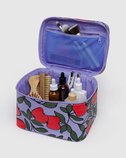 Large Cosmetic Case - Candy Apple