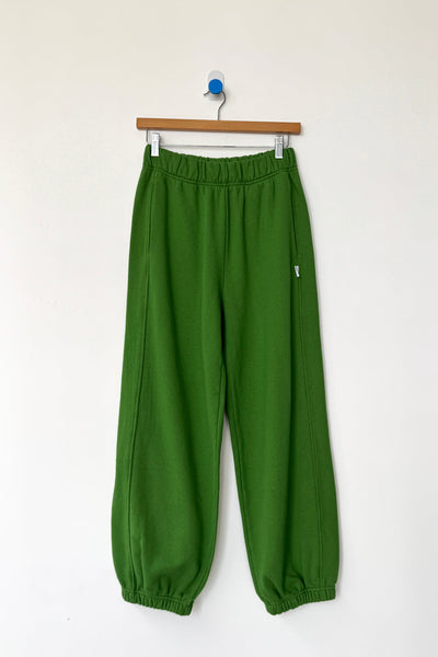 French Terry Balloon Pants - Avocado