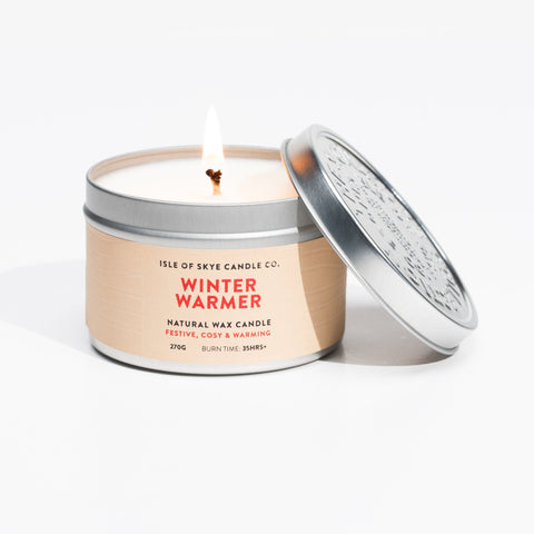 Winter Warmer Tin Candle
