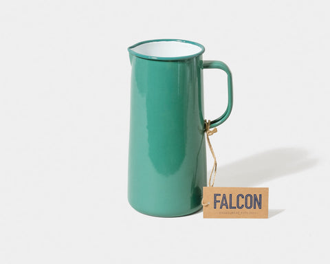 Enamelware 3 Pint Pitcher - Spring Green