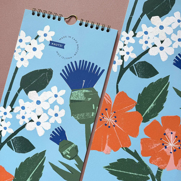 Kautzi 2026 Wall Calendar – Flowers of the Maritimes