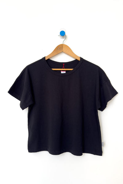Vintage Fille Tee - True Black