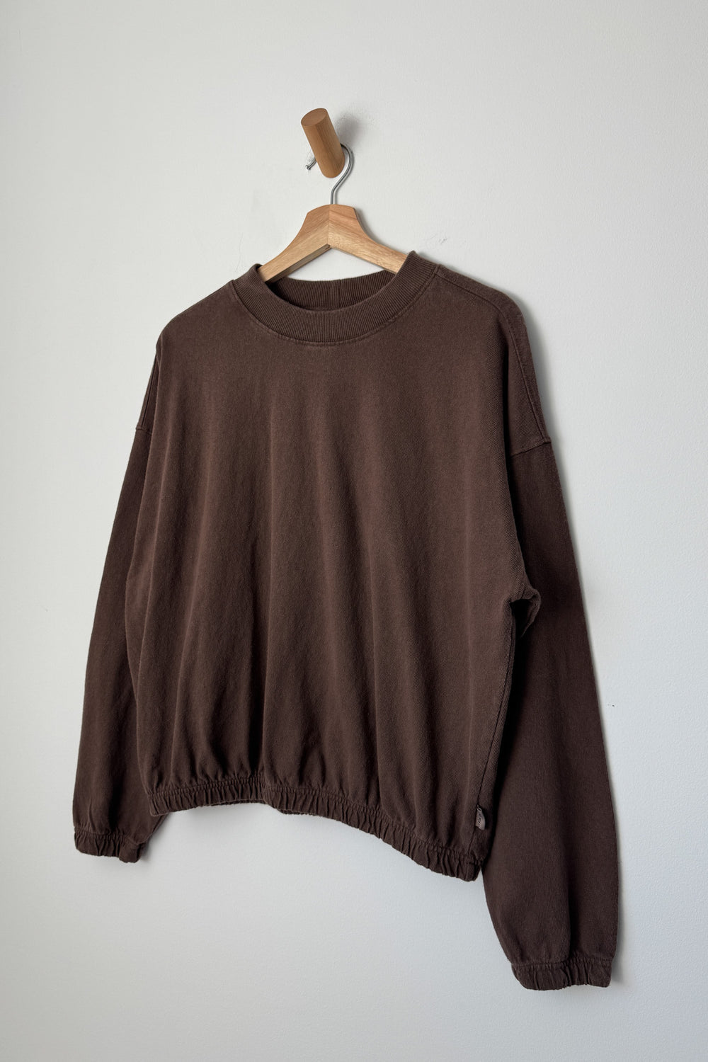 Daisy Long Sleeve Top - Chocolate Brown