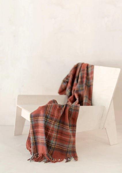 Stewart Royal Antique Tartan Blanket