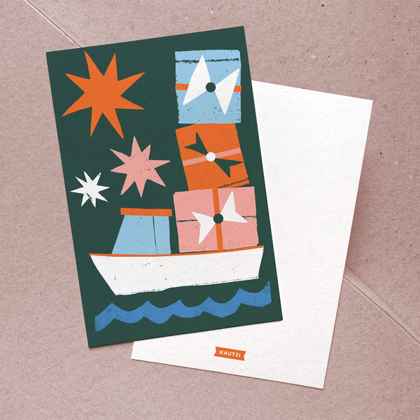 Greeting Card - Christmas Cargo