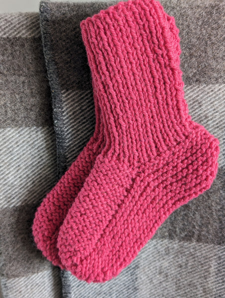Croft Socks - Fuschia - size M
