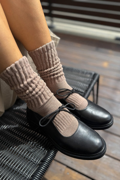 Ballet Socks - Mocha