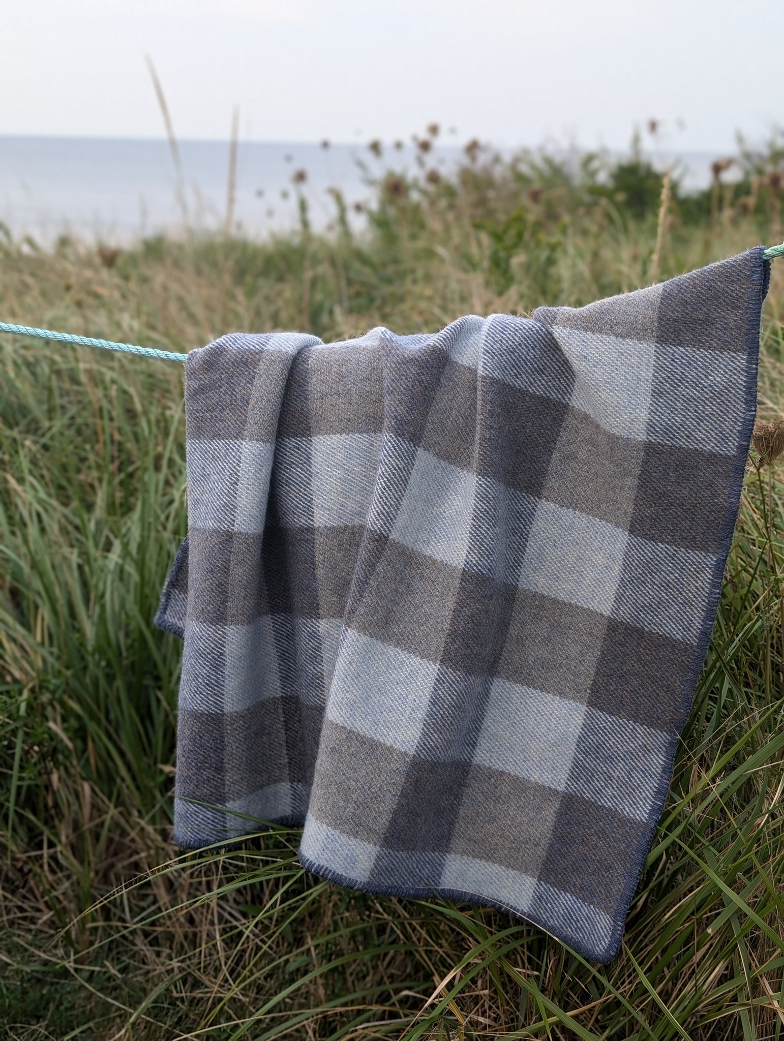 MacAusland's Throw Blanket - Island Blues