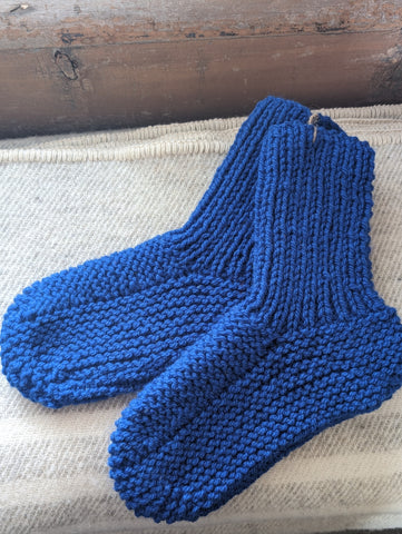Croft Socks - Royal Blue - size M