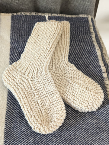 Croft Socks - Cream - size M