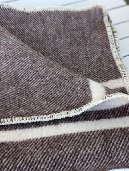 MacAusland's Lap Blanket - Brown Tweed