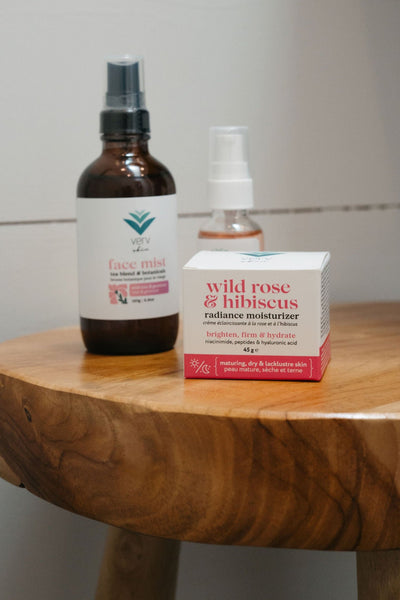 NEW Wild Rose & Hibiscus Radiance Moisturizer by Verv Skin