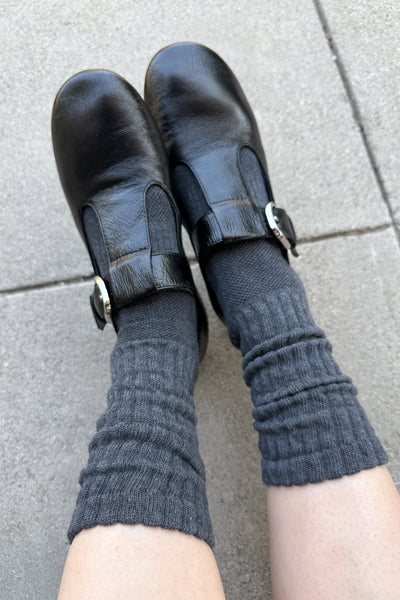 Ballet Socks - Charcoal