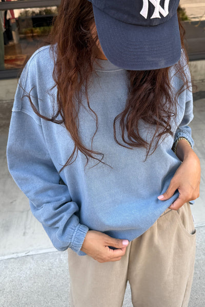 Naturelle Tee - Cornflower Blue