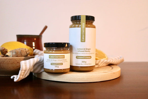 Canoe Cove Lemon Ginger Creamed Honey