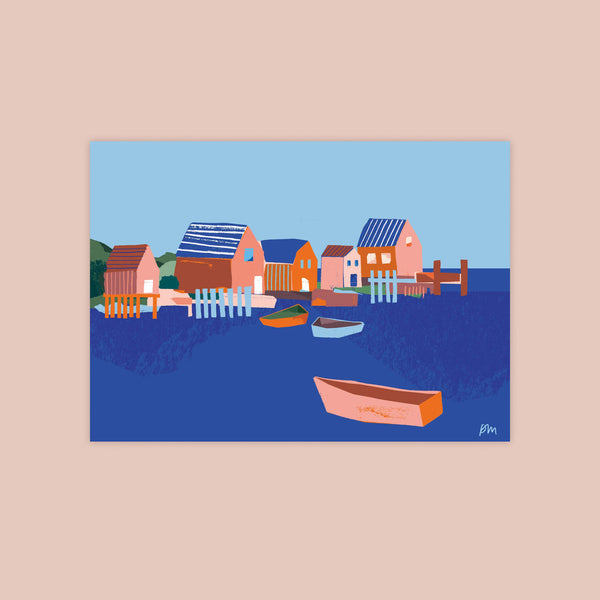 Fish Shacks Mini Print – 5 x 7